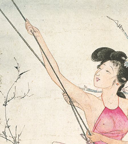 清河-胡也佛的仕女画和最知名的金瓶梅秘戏图